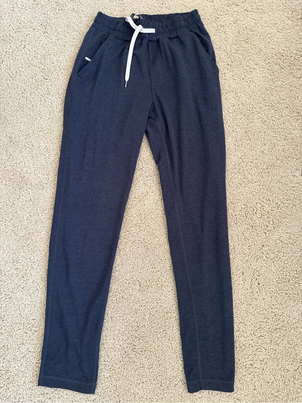 Vuori  Navy Drawstring Casual Pants. Buttery soft. Unisex.